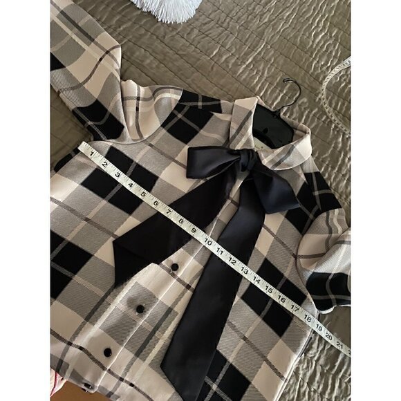 kate spade new york woodland plaid griffin dress sz 2 check rare hard to find - Picture 6 of 8